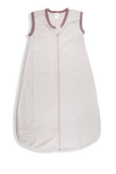Schlafsack, ohne Arm, geringelt, Wolle/Seide, mauve/natur, Gr. 1 = 70 cm, von Lilano