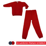 Schlafanzug 2-tlg.Woll-Frottee von Cosilana, rot, Größe 92