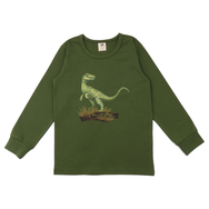 Pyjama, Dinosaur Jungle, oliv, von Walkiddy, Gr. 104