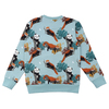 Sweatshirt, Panda Friends, hellblau, von Walkiddy, Gr. 116
