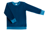 Sweatshirt aus Nicky, Leela Cotton, donaublau, 98/104