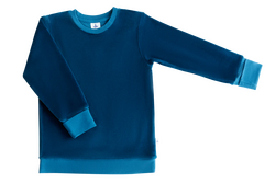Sweatshirt aus Nicky, Leela Cotton, donaublau, 98/104