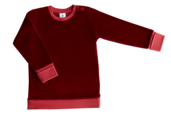 Sweatshirt aus Nicky, Leela Cotton, bordeaux, 98/104