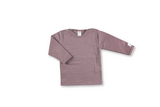 Shirt, Wolle/Seide, uni, mauve, von Lilano, Gr. 80