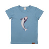 T-Shirt, Whales & Sea Turtles, Monoprint, hellblau, von Walkiddy, Gr. 116