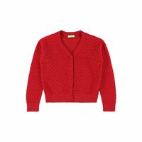 Nette Cardigan, barberry (rot), von Lily Balou, Gr. 116