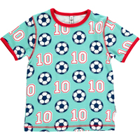 T-Shirt Fußball von Maxomorra, blau, 86