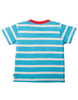 Little Fal Applique T-Shirt Boot von frugi, blau, 12-18