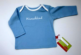 Baby-Shirt Wunschkind, hellblau, von Anton Emma, 62/68