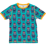T-Shirt Roboter von Maxomorra, blau, 68