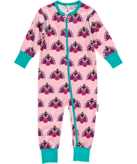 Schlafanzug Pfau von Maxomorra, rosa-lila, 68