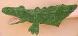 Handpuppe Krokodil von Kallisto, grün, vegan