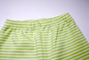 Baby-Hose mit Umschlag, apfelgrün geringelt, von Anton Emma, 62/68