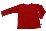 Langarm-Shirt uni rot, von Anton Emma, 110/116