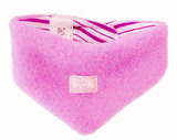 Dreieckstuch aus Schurwolle-Fleece von Pickapooh, pink, 1
