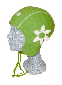 Mütze Nele aus Walk  von Pickapooh, grün, 50