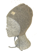 Mütze Jack aus Schurwolle-Fleece von Pickapooh, grau, 52