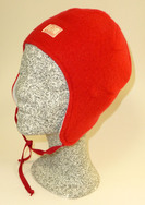 Mütze Jack aus Schurwolle-Fleece von Pickapooh, rot, 48