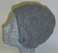 Mütze Milan von Pickapooh aus Schurwolle-Fleece, grau, 58