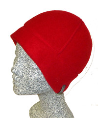 Mütze Milan von Pickapooh aus Schurwolle-Fleece, rot, 52