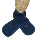 Schal aus Schurwolle-Fleece von Pickapooh, blau, 2