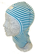 Sturmhaube aus Baumwolle von Pickapooh, blau-hellblau, 50