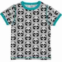 T-Shirt Panda von Maxomorra, grau, 86/92