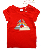 T-Shirt Regenbogen, rot, von Baba, Gr. 104