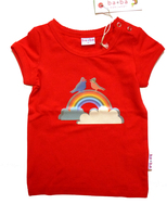 T-Shirt Regenbogen, rot, von Baba, Gr. 128