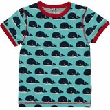 T-Shirt Wale von Maxomorra, hellblau, 74/80