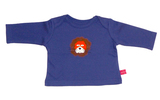 Baby-Shirt Löwe, blau, von Anton Emma, 50/56