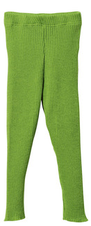 Strick-Leggings aus Schurwolle von Disana, grün, 50/56