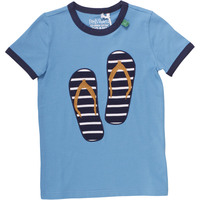 T-Shirt Flip Flops von Fred's World, taubenblau, Gr. 134