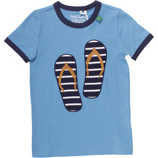 Baby T-Shirt Flip Flops, taubenblau, Gr. 68