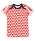 TOBI Baby-T-Shirt von Sense Organics, weiß, Origami-Boats, 92 (18-24 mon)