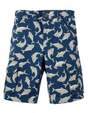 Explorer Shorts von frugi, Hai, blau, 8-9 Jahre