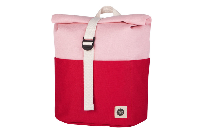 Kinderrucksack, Roll top, von Blafre, rot-rosa, 9,5 Liter (3-7 Jahre)