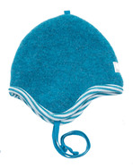 Mütze Mini von Pickapooh aus Schurwolle-Fleece, aqua, 40