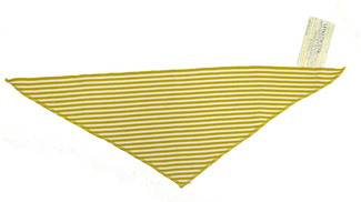 Dreieckstuch von Halfen, senf/natur, Einheitsgröße
