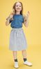 Thalia Skirt von Lily Balou, Boat Stripe Teal Blue, 92