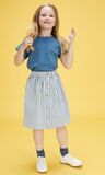 Thalia Skirt von Lily Balou, Boat Stripe Teal Blue, 92