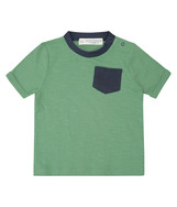 ODO Baby-T-Shirt von Sense Organics, grün, Slub Jersey, Gr. 50/56