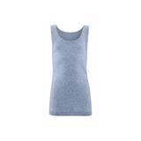 Unterhemd aus Feinripp-Qualität für Mädchen und Jungen von Living Crafts, blue melange, 134/140