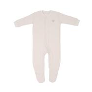 Baby-Schlafanzug mit Füßen von Living Crafts, natur, 68