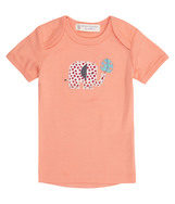 TILLY Baby T-Shirt von Sense Organics, coral, Elefant, Gr. 50/56 (0-3 Mon)