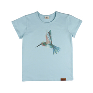 T-Shirt, Monoprint Hummingbirds, von Walkiddy, Gr. 122