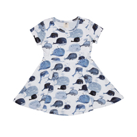 Kleid, kurzarm, Baby Whales, von Walkiddy, Gr. 92