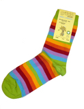 Kindersöckchen Multicolor von Grödo, Baumwolle,  Farbe stachelbeere-sonne, 1-2