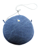 Handtasche aus Baumwoll-Canvas, von Dulis, blue
