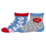 Socken-Set by Graziela Kleeblatt von Ewers, rot-blau, 27-30